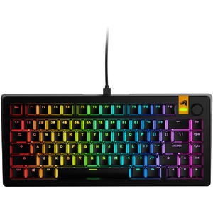 Glorious Tastatura mecanica GMMK 3 HE 75% Prebuilt, USB-C, Fox HE Switches, US layout, 81 taste, Negru