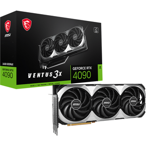 MSI GeForce RTX 4090 VENTUS 3X E 24G, GDDR6X, 384-bit, Negru/Gri