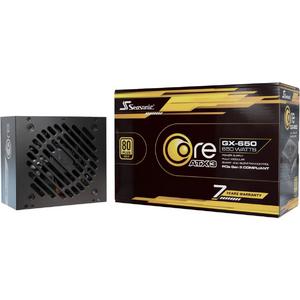 Sursa Seasonic Core GX-650-V2 ATX3.1, 80 Plus Gold, 650W, Full Modulara, 12VHPWR, Negru SRP-CGX651-A5A32SF