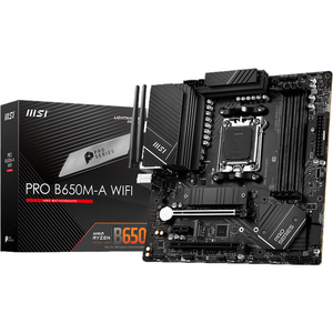 Placa de baza MSI PRO B650M-A WIFI, AM5, DDR5,  mATX