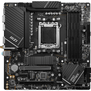 Placa de baza MSI PRO B650M-A WIFI, AM5, DDR5,  mATX