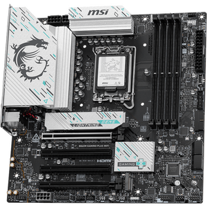 Placa de baza MSI B860M GAMING PLUS WIFI, Socket 1851, DDR5, BT, mATX, Negru