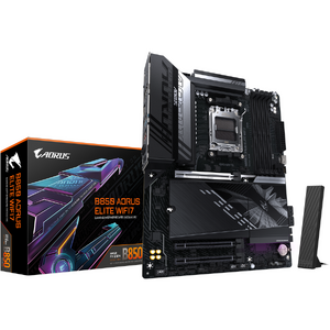 Placa de baza GIGABYTE B850 AORUS ELITE WIFI7, AM5, DDR5, Wi-Fi, BT, ATX, Negru