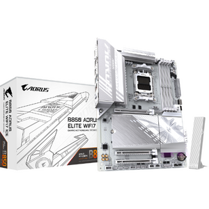 Placa de baza GIGABYTE B850 AORUS ELITE WIFI7 ICE, AM5, DDR5, Wi-Fi, BT, ATX, Alb