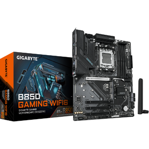 Placa de baza GIGABYTE B850 GAMING WIFI6, AM5, DDR5, Wi-Fi, BT, ATX, Negru