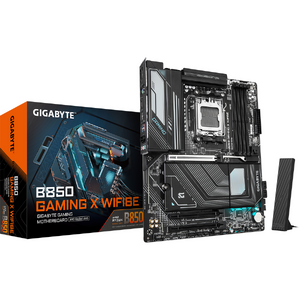 Placa de baza GIGABYTE B850 GAMING X WIFI6E, AM5, DDR5, Wi-Fi, BT, ATX, Negru