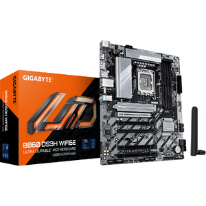 Placa de baza GIGABYTE B860 DS3H WIFI6E, LGA1851, DDR5, BT, ATX, Negru/Gri