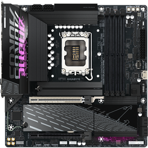 Placa de baza GIGABYTE B860M AORUS ELITE WIFI6E, LGA1851, DDR5, BT, mATX, Negru