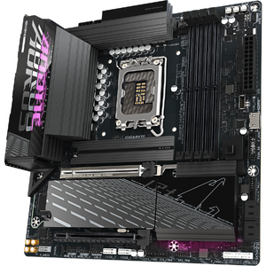 Placa de baza GIGABYTE B860M AORUS ELITE WIFI6E, LGA1851, DDR5, BT, mATX, Negru