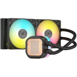 Cooler Corsair iCUE LINK TITAN 240 RX RGB, AIO 240mm, Intel/ AMD, Negru