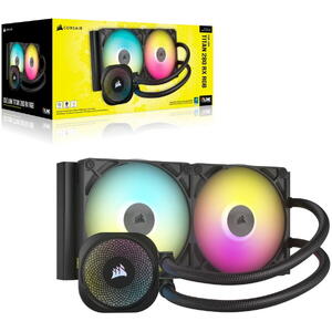 Cooler Corsair iCUE LINK TITAN 280 RX RGB, AIO 280mm, Intel/ AMD, Negru