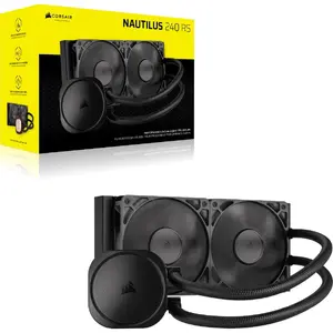 Cooler Corsair NAUTILUS 240 RS, AIO 240mm, Intel/ AMD, Negru