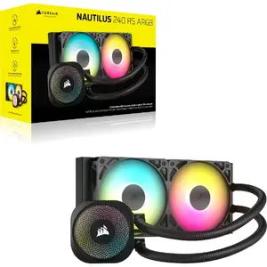 Cooler Corsair NAUTILUS 240 RS ARGB, AIO 240mm, Intel/ AMD, Negru