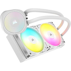 Cooler Corsair NAUTILUS 240 RS ARGB, AIO 240mm, Intel/ AMD, Alb