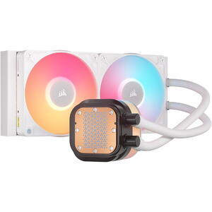 Cooler Corsair iCUE LINK TITAN 240 RX LCD, RGB, AIO 240mm, Intel/ AMD, Alb