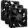 Ventilator Corsair RS120 120mm PWM, 420 - 2100 RPM, Triple Pack, Negru