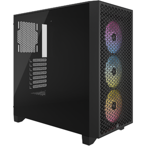 Carcasa Corsair 3000D RGB, Tempered Glass, fara sursa, Negru Resigilat/Reparat