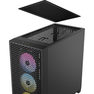 Carcasa Corsair 3000D RGB, Tempered Glass, fara sursa, Negru Resigilat/Reparat