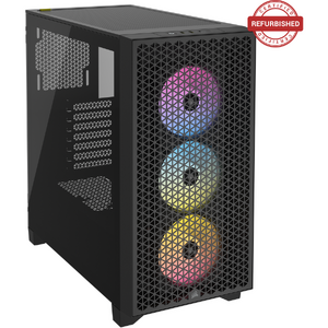 Carcasa Corsair 3000D RGB, Tempered Glass, fara sursa, Negru Resigilat/Reparat