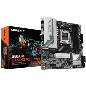 Placa de baza GIGABYTE B650M GAMING PLUS WIFI, Socket AM5, DDR5, BT, Micro ATX