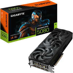 GIGABYTE GeForce RTX 5080 Windforce OC SFF 16G, 256 bit, Negru