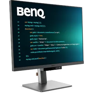 Monitor BenQ RD240Q, 24.1", IPS, QHD, 2560x1600, HDMI, DisplayPort, Boxe, Pivot, tehnologie Eye-Care, 5 ms, Negru