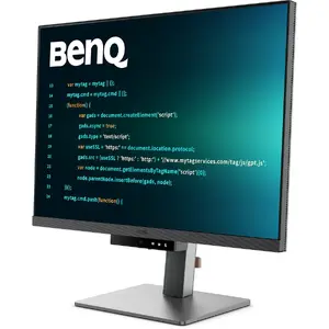 Monitor BenQ RD240Q, 24.1", IPS, QHD, 2560x1600, HDMI, DisplayPort, Boxe, Pivot, tehnologie Eye-Care, 5 ms, Negru