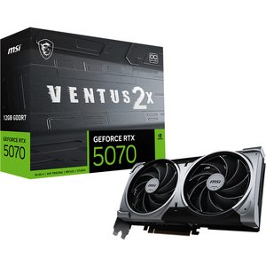 MSI GeForce RTX 5070 12G VENTUS 2X OC, GDDR7, 192-bit, Negru