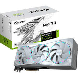 GIGABYTE AORUS GeForce RTX 5080 MASTER ICE 16G, 256-bit, GDDR7, Alb