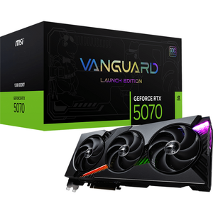 MSI GeForce RTX 5070 12G VANGUARD SOC LAUNCH EDITION, 192-bit, GDDR7, RGB, Negru