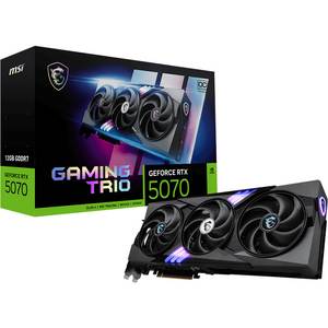 MSI GeForce RTX 5070 12G GAMING TRIO OC, GDDR7, 192-bit, Negru