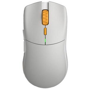 Glorious Mouse Gaming One PRO Wireless - Genos - Forge, Ultrausor 50g, Gri Mat/Galben Resigilat/Reparat