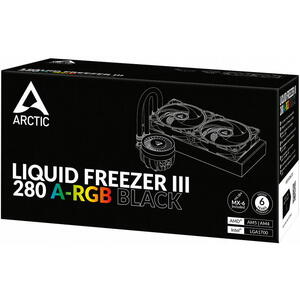 Cooler ARCTIC Liquid Freezer III 280 A-RGB, Racire cu lichid, AIO 280mm, Intel/ AMD, Negru Resigilat/Reparat