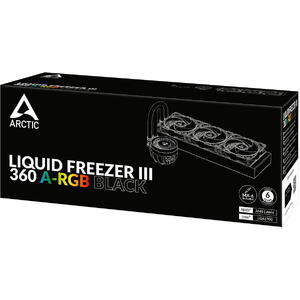 Cooler ARCTIC Liquid Freezer III 360 A-RGB, Racire cu lichid, AIO 360mm, Intel/ AMD, Negru Resigilat/Reparat